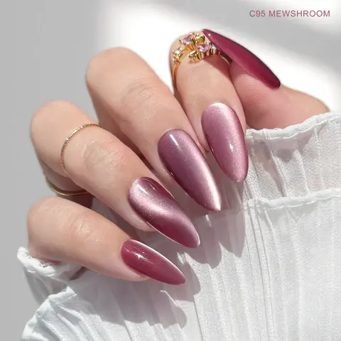 Chrome & Cat Eye Nails