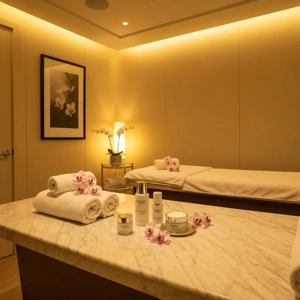 Luxury skincare experience